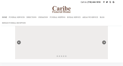 Desktop Screenshot of caribefuneral.com